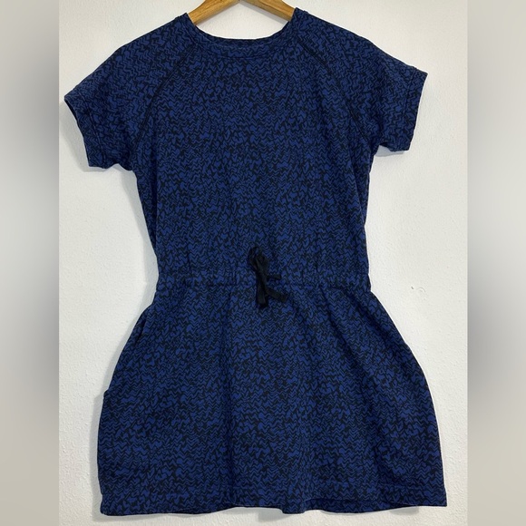 Zella Girl Navy Patterned Casual Dress - Picture 10 of 13